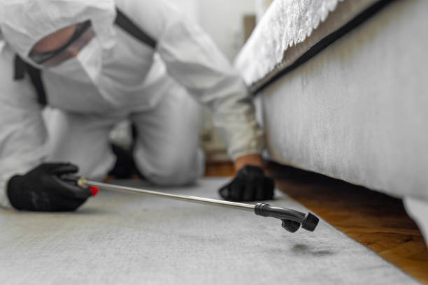 Professional Rodent Control technician working in Byron, IL